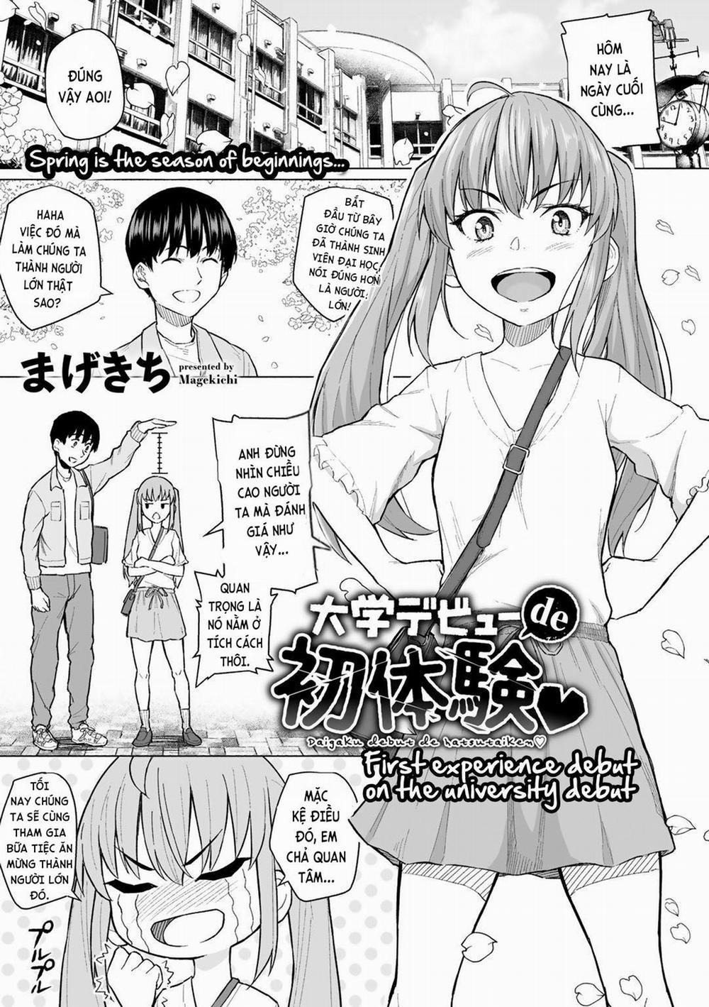 Daigaku Debut de Hatsutaiken Oneshot trang 1
