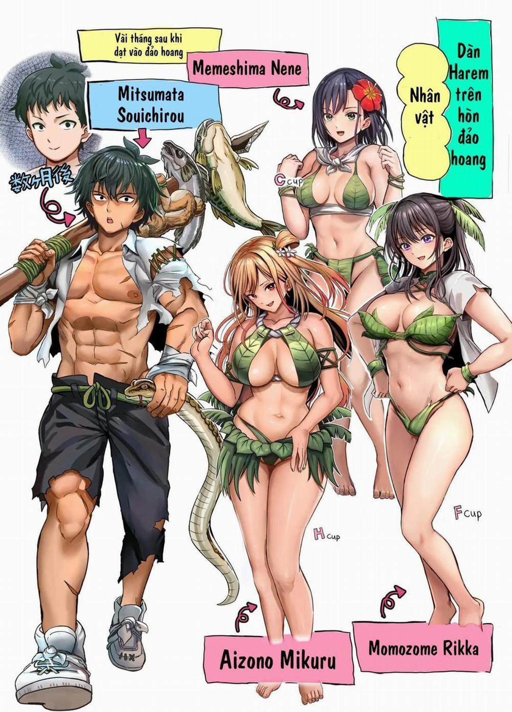 Dàn Harem Nơi Hoang Đảo Oneshot - Phần manga trang 3
