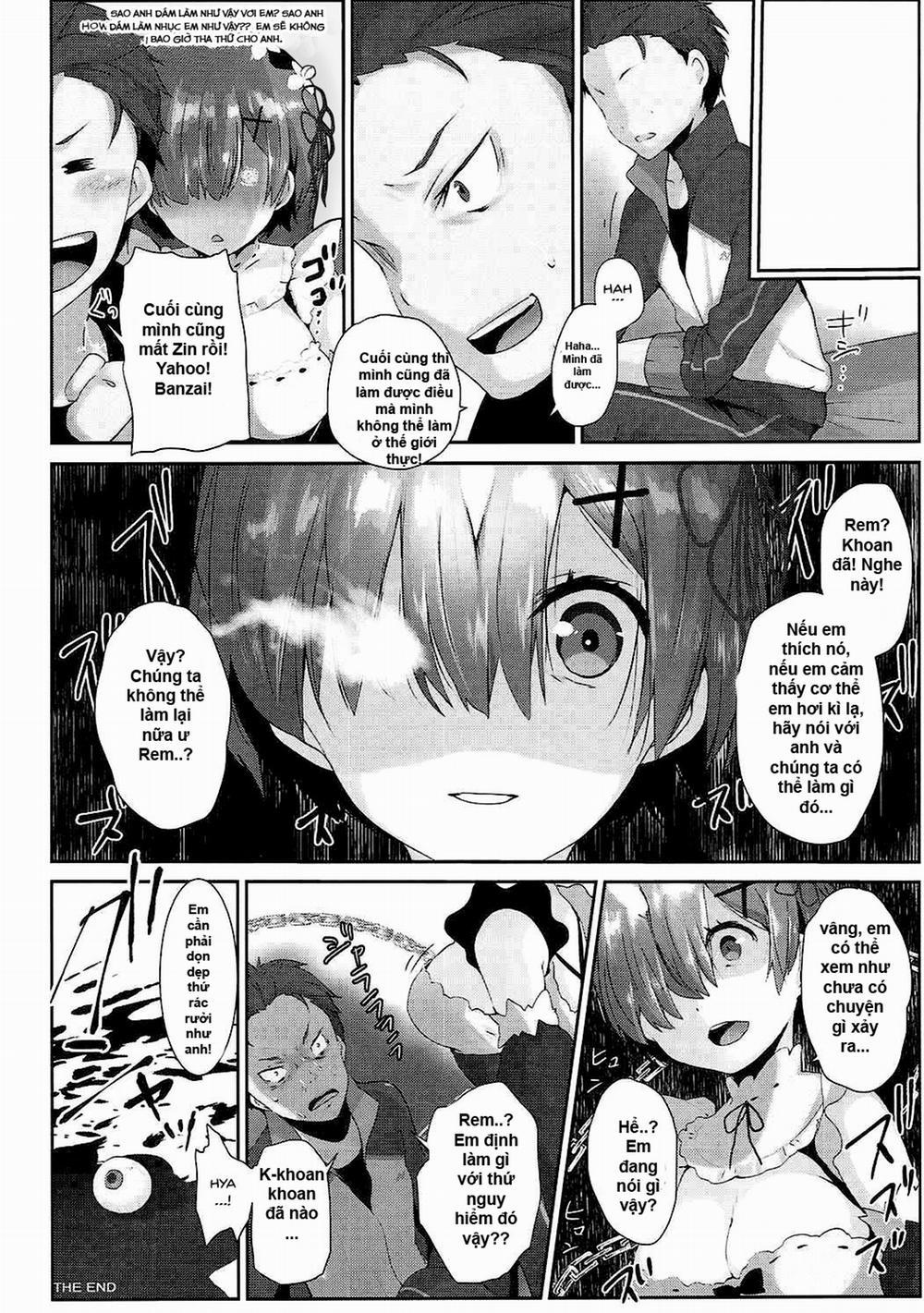 Đánh thức dục vọng của Rem-Rin! (Re:Zero kara Hajimeru Isekai Seikatsu) Oneshot trang 17