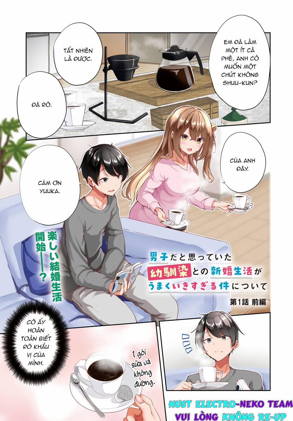 Danshi Da To Omotteita Osananajimi To No Shinkon Seikatsu Ga Umakuiki Sugiru Kudan Ni Tsuite 1.1 trang 3