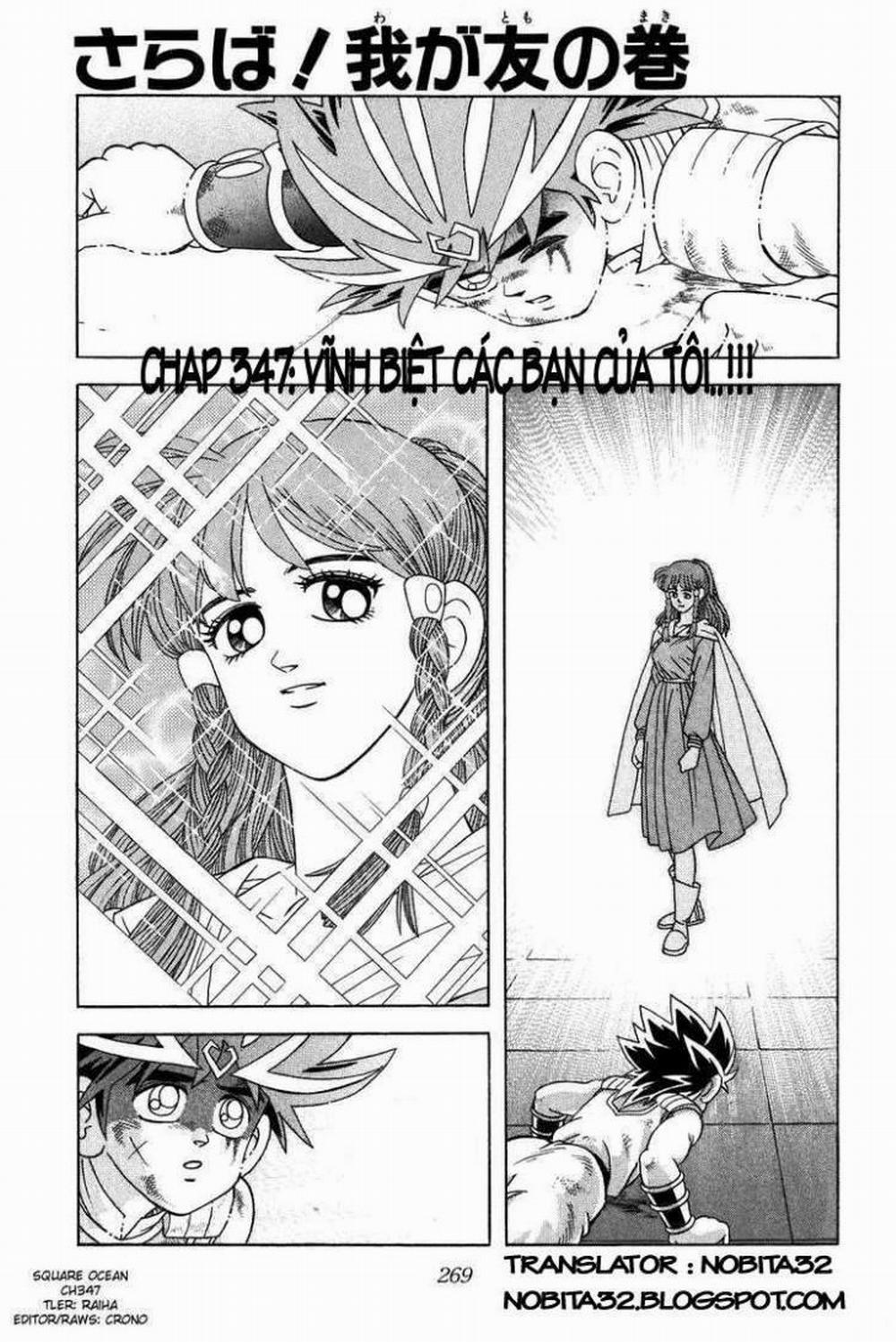 Dấu ấn rồng thiêng 347: Vĩnh biệt các bạn của tôi...!!! trang 0