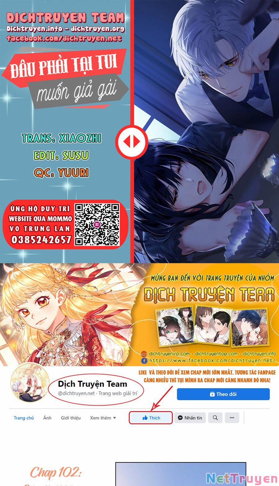 Đâu Phải Tại Tui Muốn Giả Gái 102 trang 0