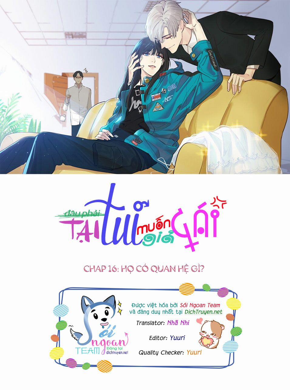 Đâu Phải Tại Tui Muốn Giả Gái 16 trang 1