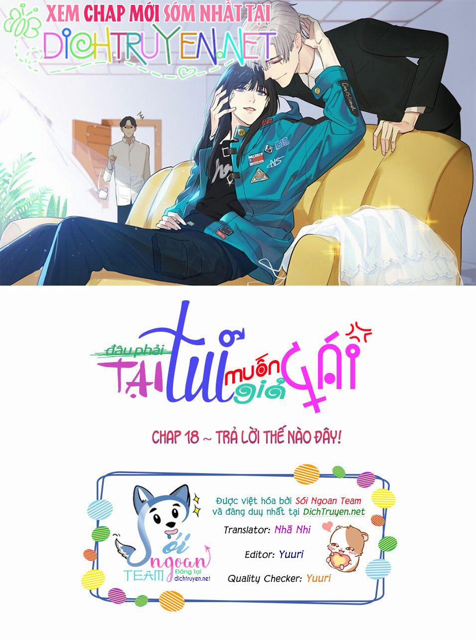 Đâu Phải Tại Tui Muốn Giả Gái 18 trang 0