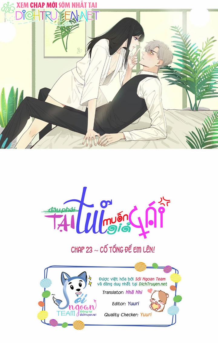 Đâu Phải Tại Tui Muốn Giả Gái 23 trang 0