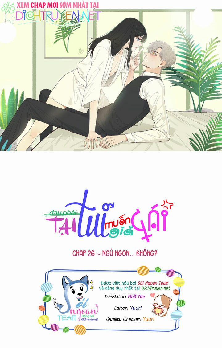 Đâu Phải Tại Tui Muốn Giả Gái 26 trang 0