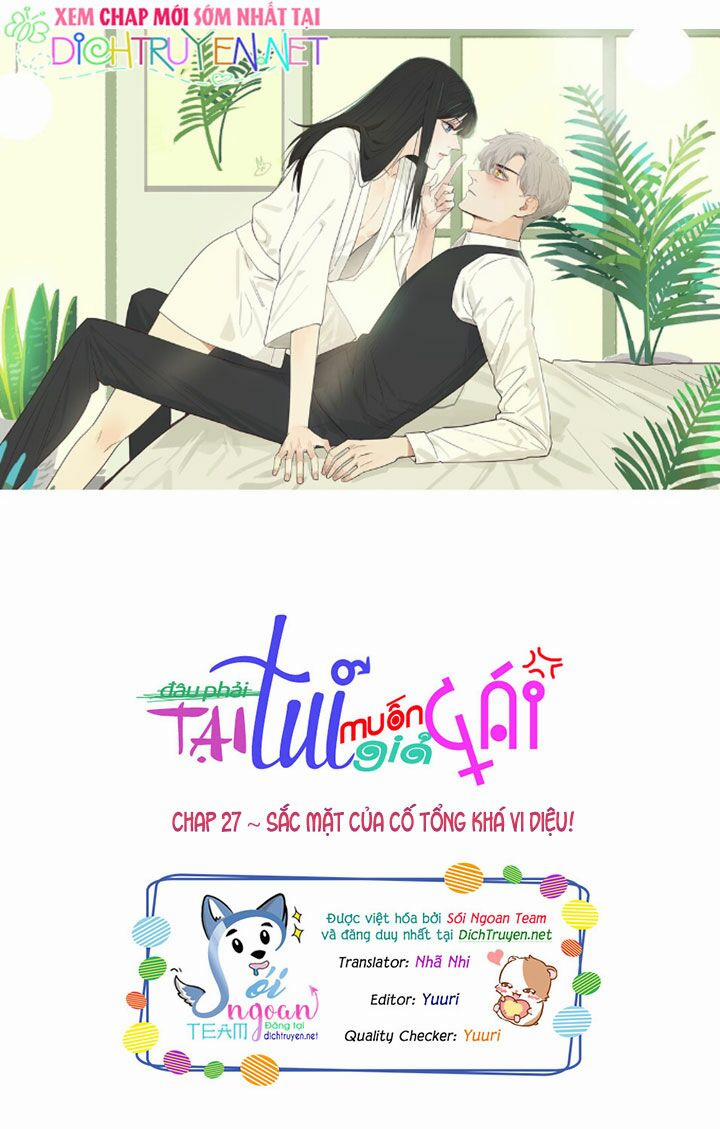 Đâu Phải Tại Tui Muốn Giả Gái 27 trang 0