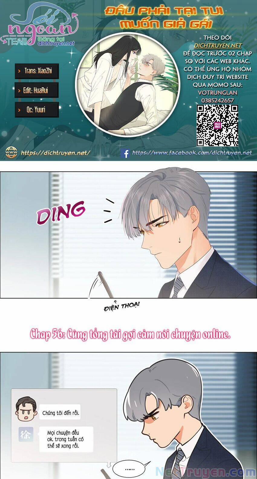 Đâu Phải Tại Tui Muốn Giả Gái 56 trang 0