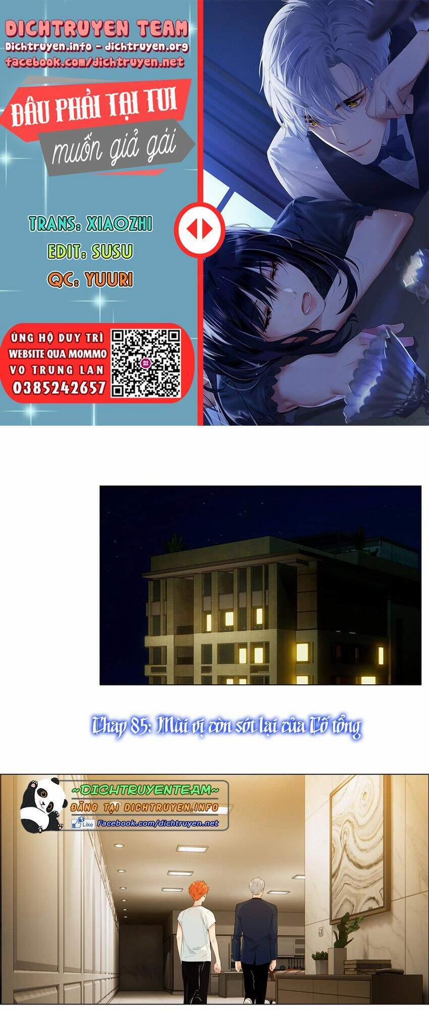 Đâu Phải Tại Tui Muốn Giả Gái 85 trang 0