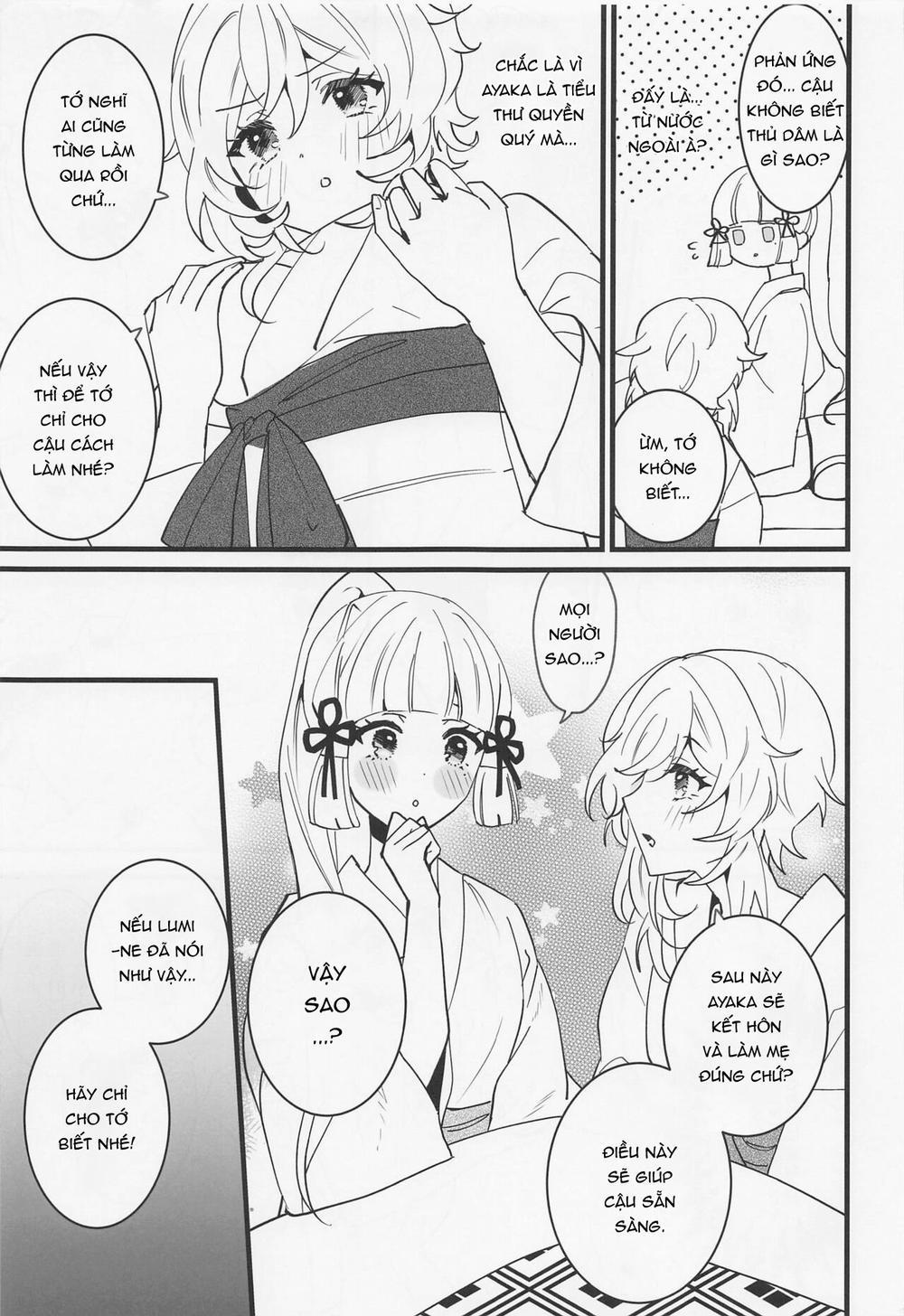 Dạy Thủ Dâm Cho Ayaka! 1shot trang 7