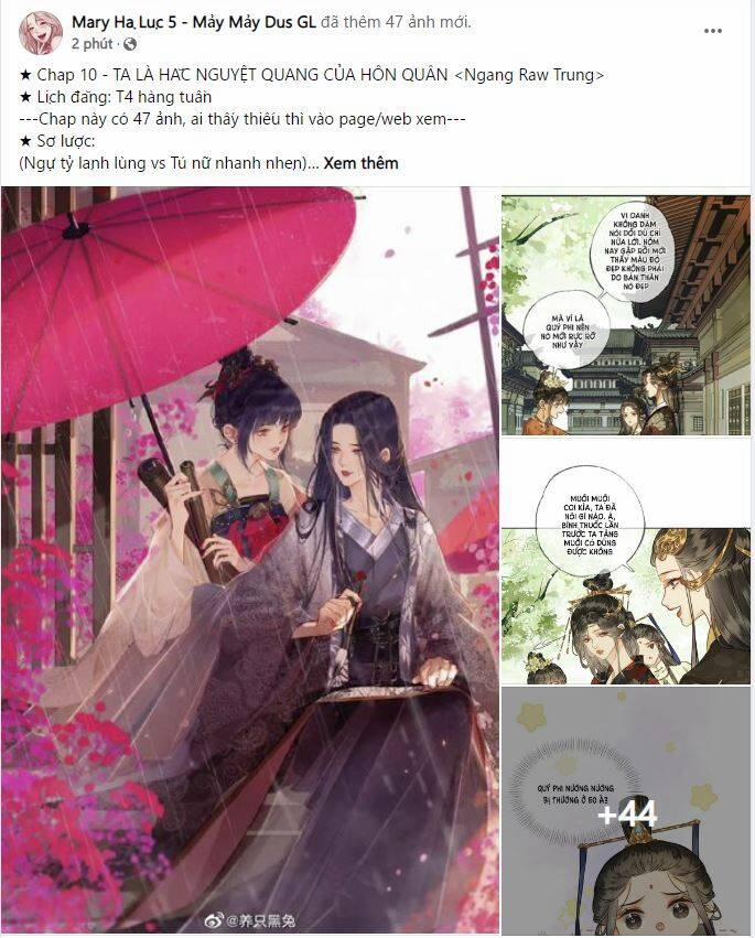 Để Ta Làm Ánh Trăng Đen Của Hôn Quân 10.1 trang 1