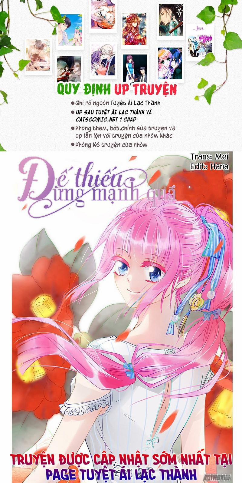 Đế Thiếu Đừng Mạnh Quá 55 trang 0