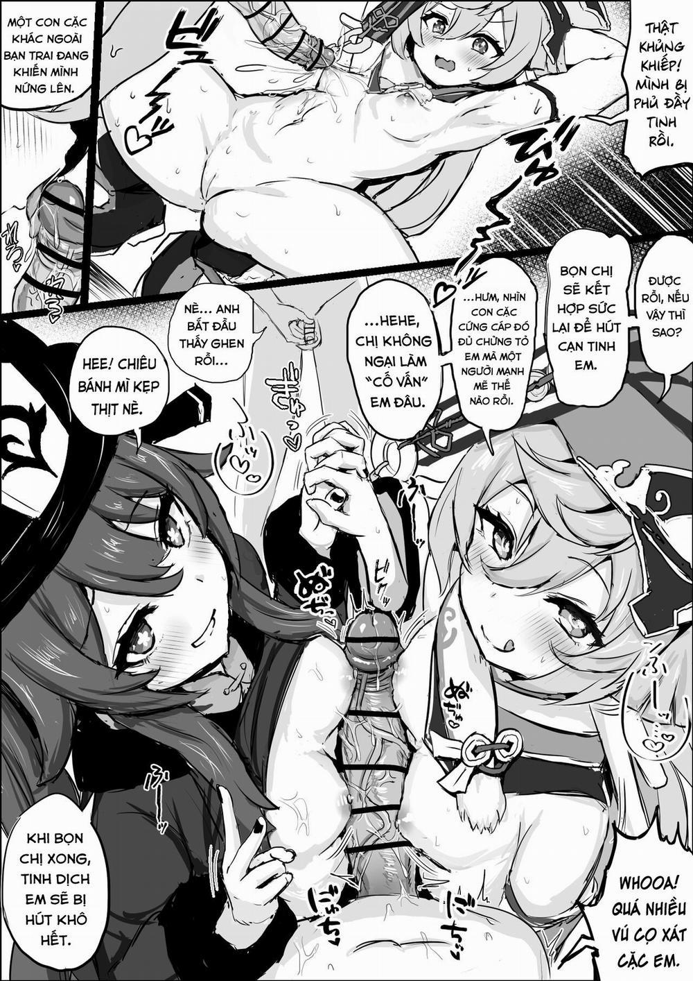 Dekachin Shota o Nukinuki suru Yanfei to Hu Tao Oneshot trang 3