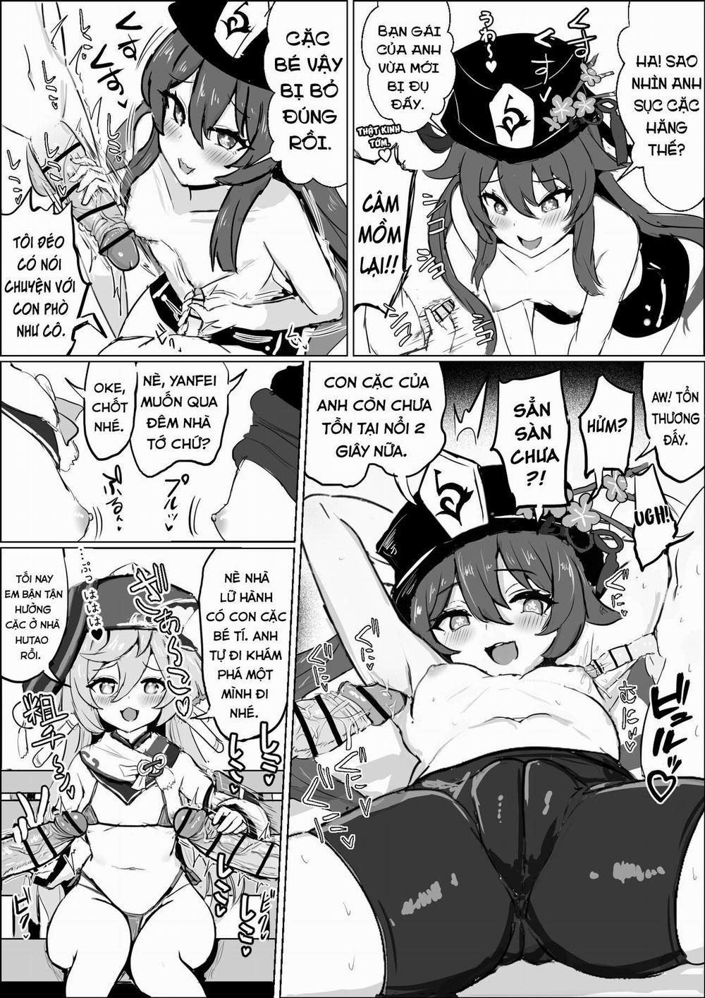 Dekachin Shota o Nukinuki suru Yanfei to Hu Tao Oneshot trang 7