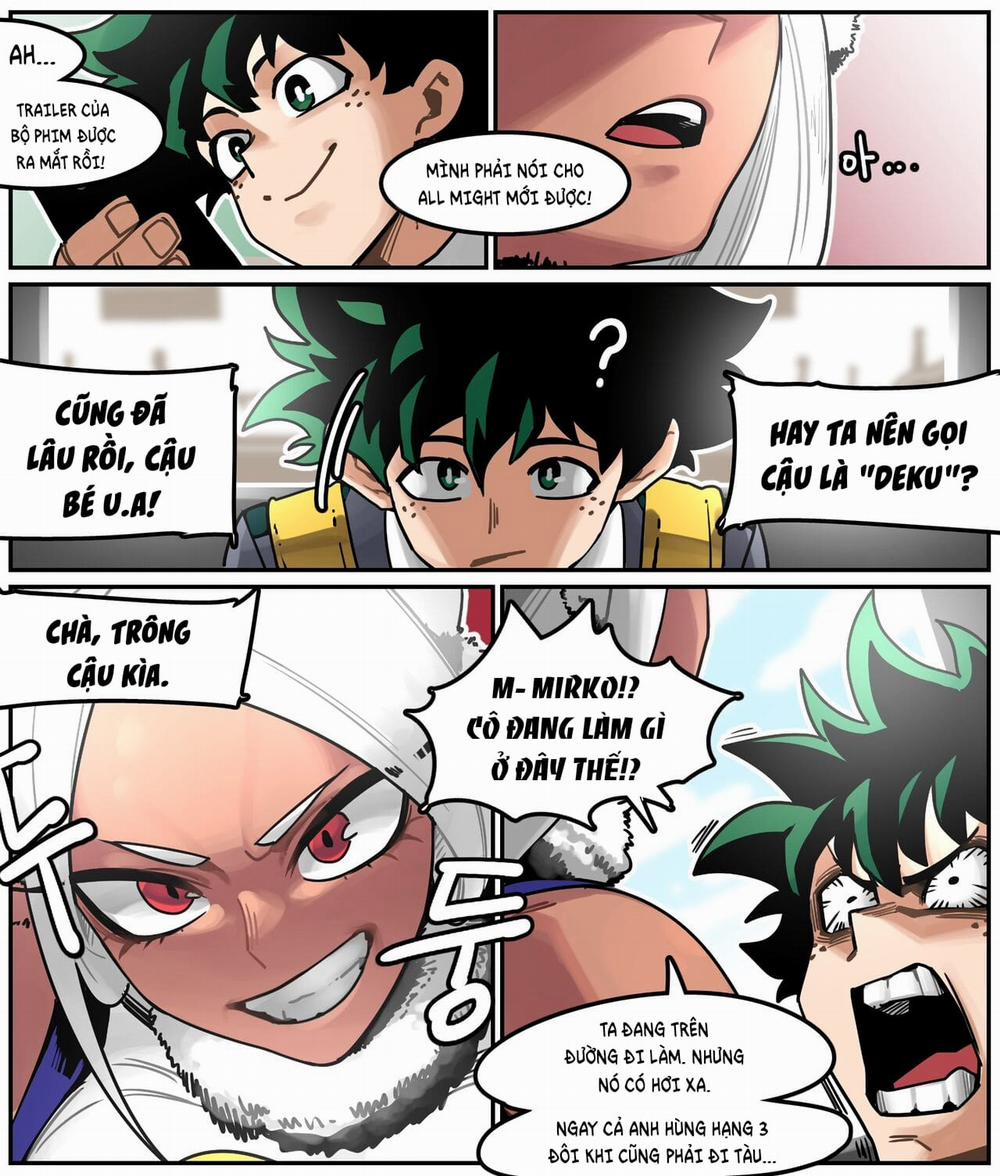 Deku meets Mirko on a Train and Fucks Her Oneshot trang 2