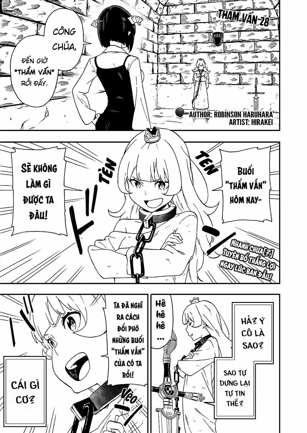 Đến Giờ "thẩm Vấn" Rồi, Thưa Công Chúa! 28 trang 3