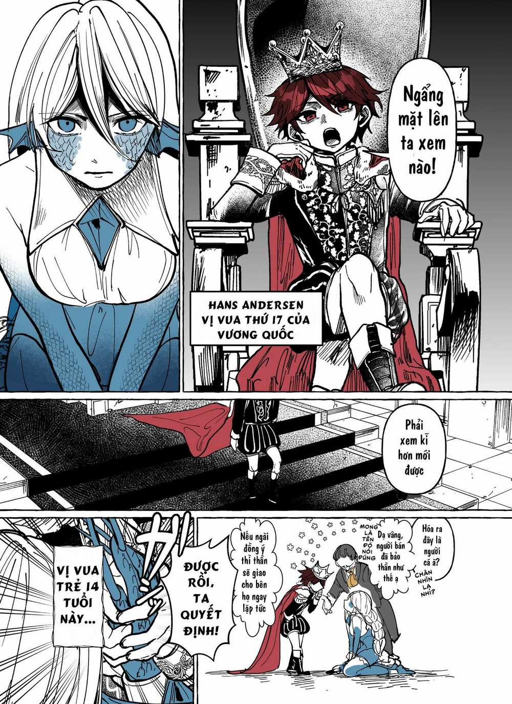 Diana Là Cô Người Cá Kì Lạ 1 trang 1