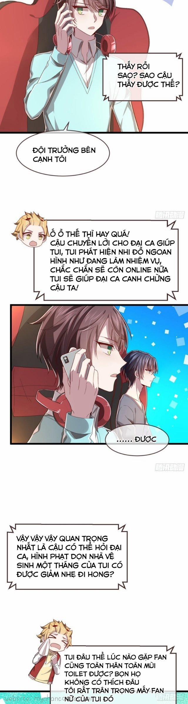 Điện Cạnh Nam Thần Yêu Thầm Tôi 54 trang 9