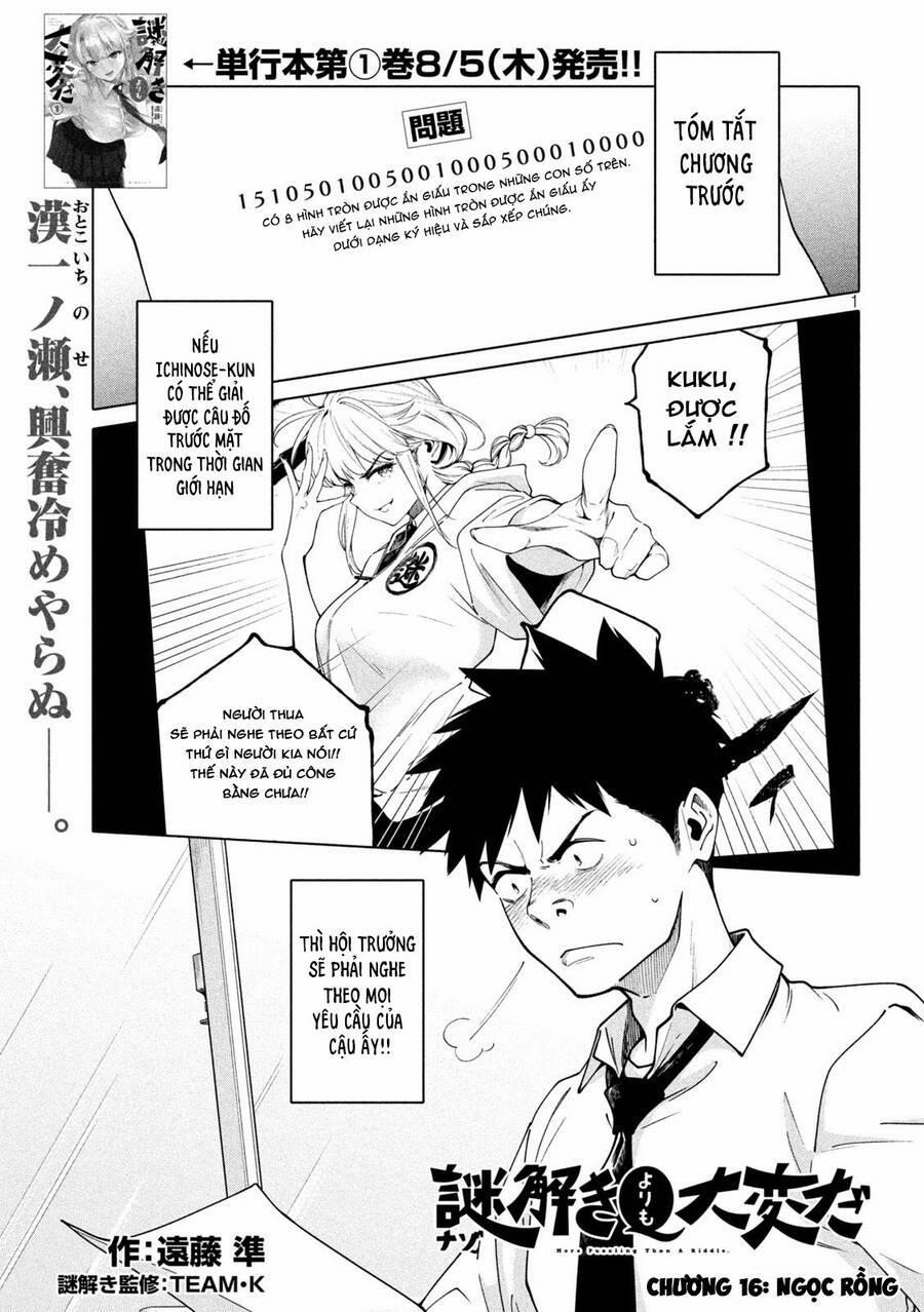 Điều Còn Khó Hơn Cả Việc Giải Đố 16 trang 1