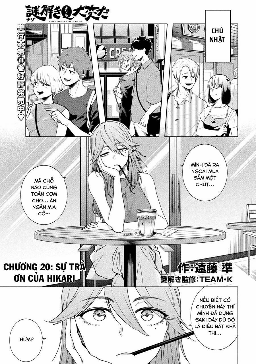 Điều Còn Khó Hơn Cả Việc Giải Đố 20 trang 1