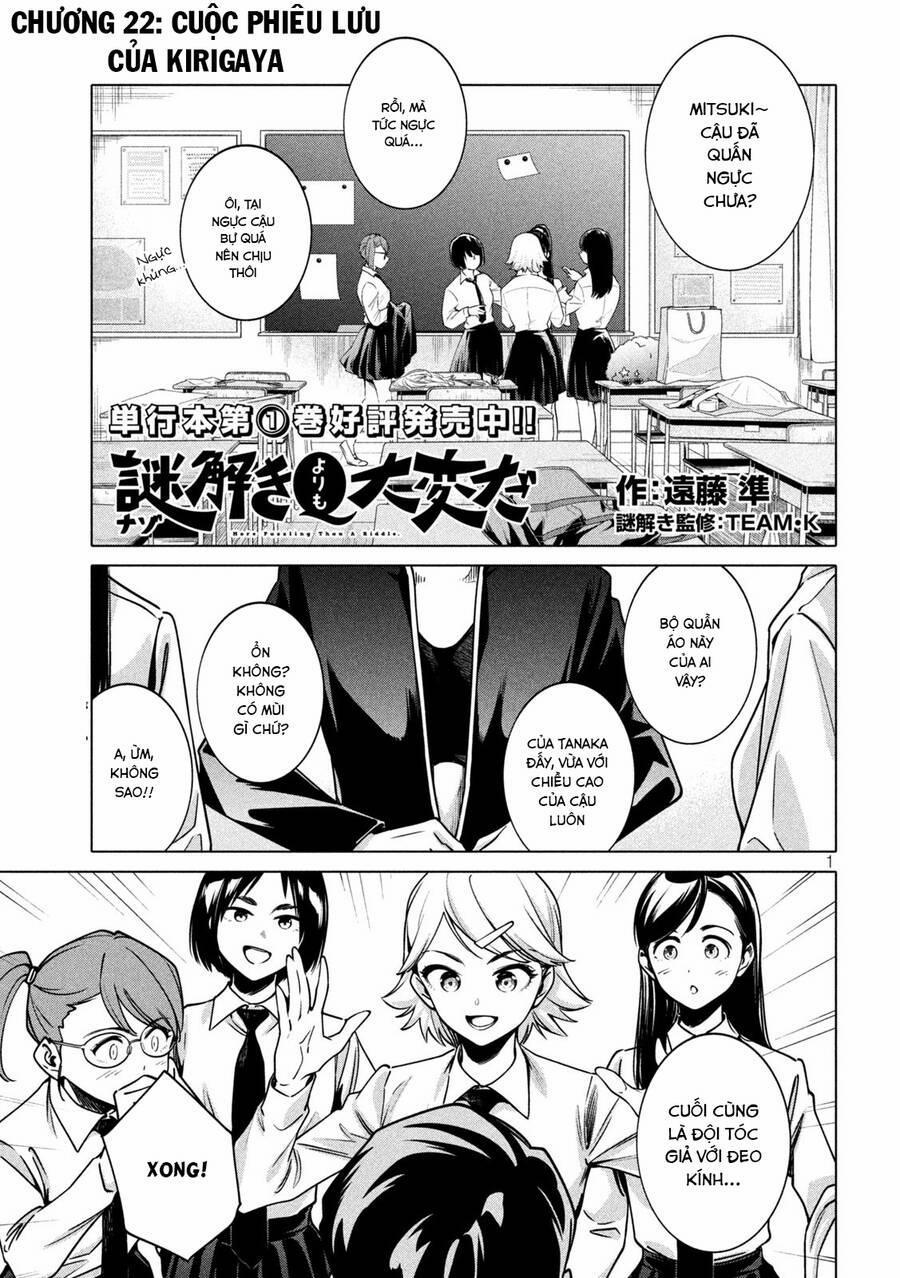 Điều Còn Khó Hơn Cả Việc Giải Đố 22 trang 1