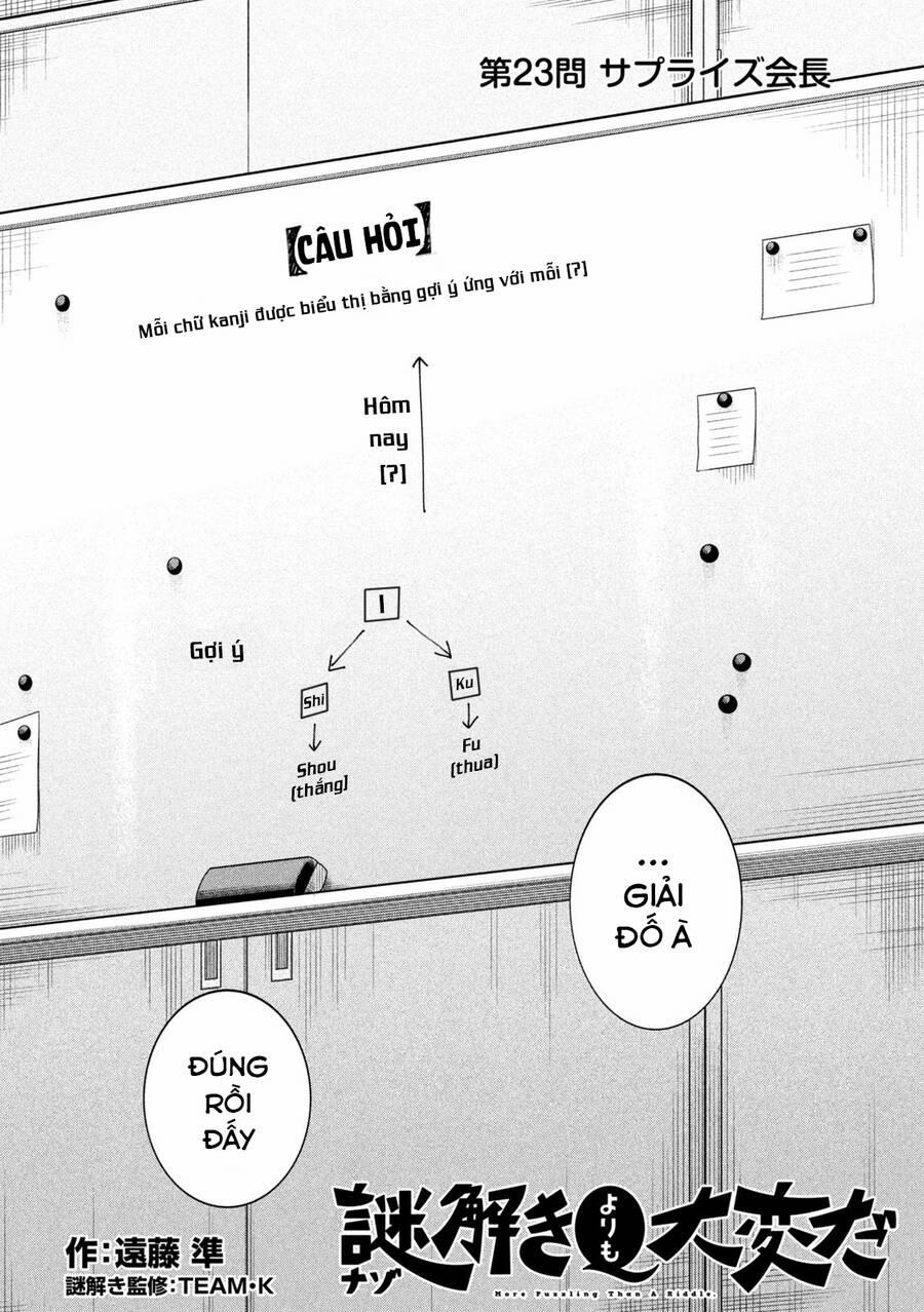 Điều Còn Khó Hơn Cả Việc Giải Đố 23 trang 2