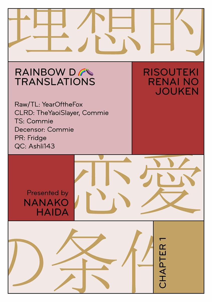 Điều Kiện Tình Yêu Lý Tưởng 1 trang 1