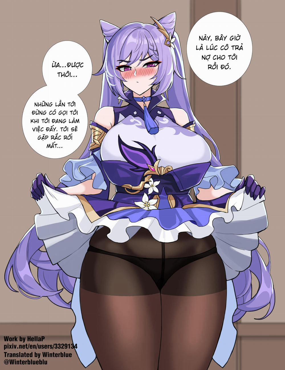 Địt keqing Oneshot màu trang 2