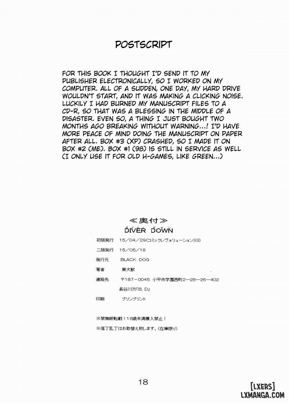 Diver Down Oneshot trang 16