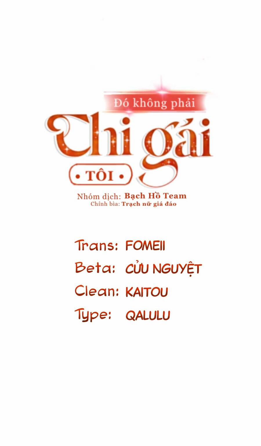 Đó Không Phải Chị Gái Tôi 24 trang 1