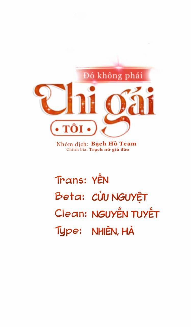 Đó Không Phải Chị Gái Tôi 33 trang 1