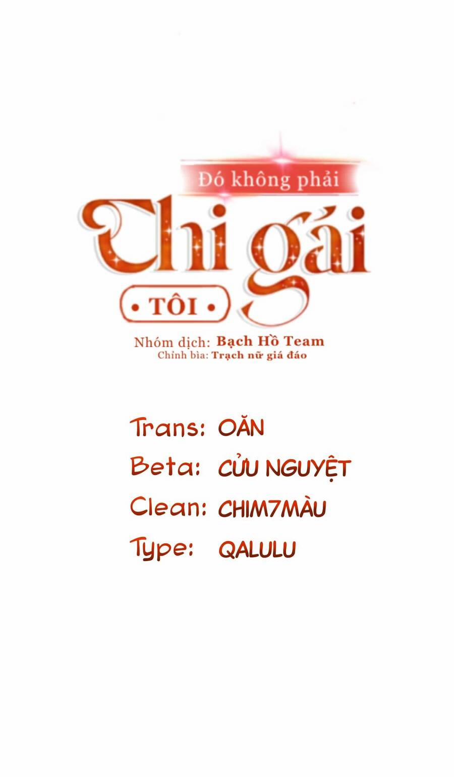 Đó Không Phải Chị Gái Tôi 35 trang 1