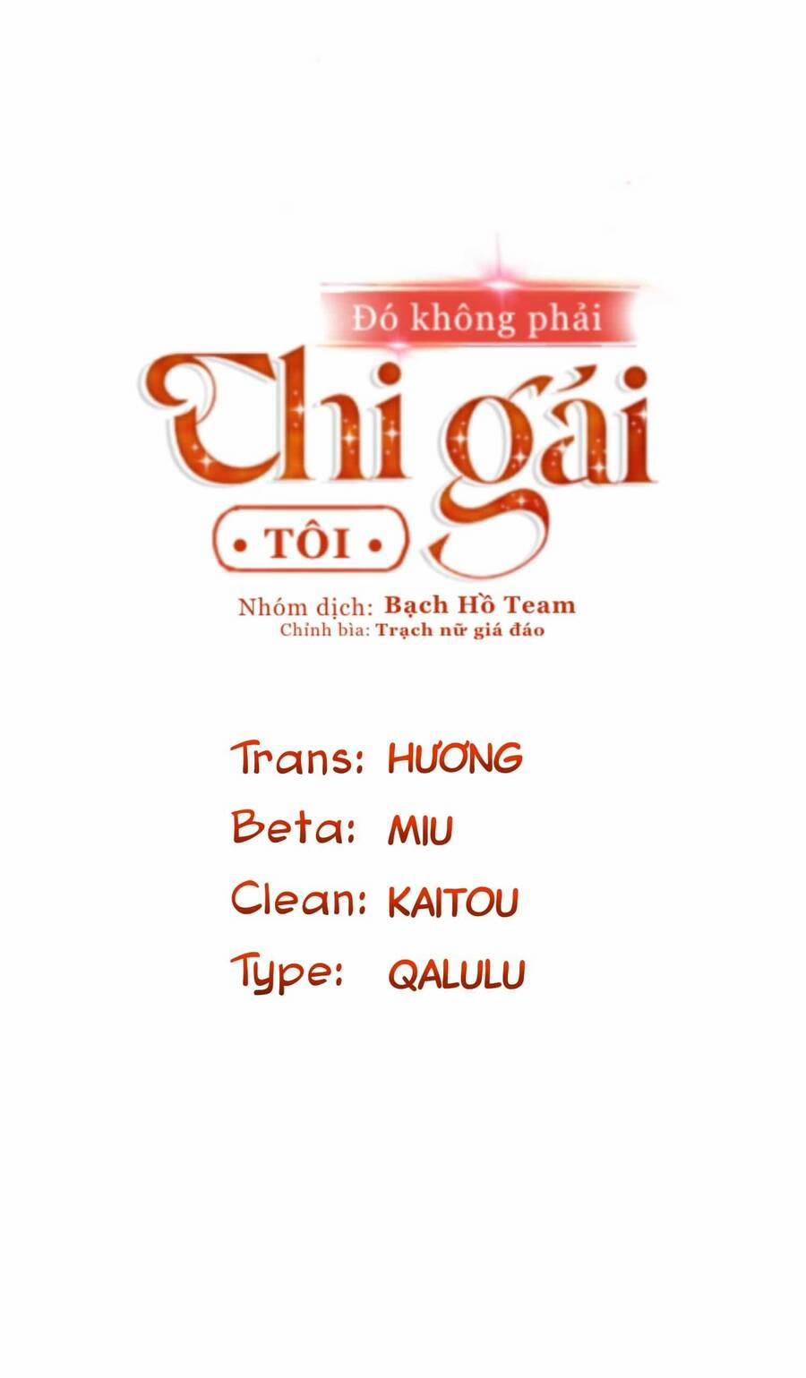 Đó Không Phải Chị Gái Tôi 40 trang 1