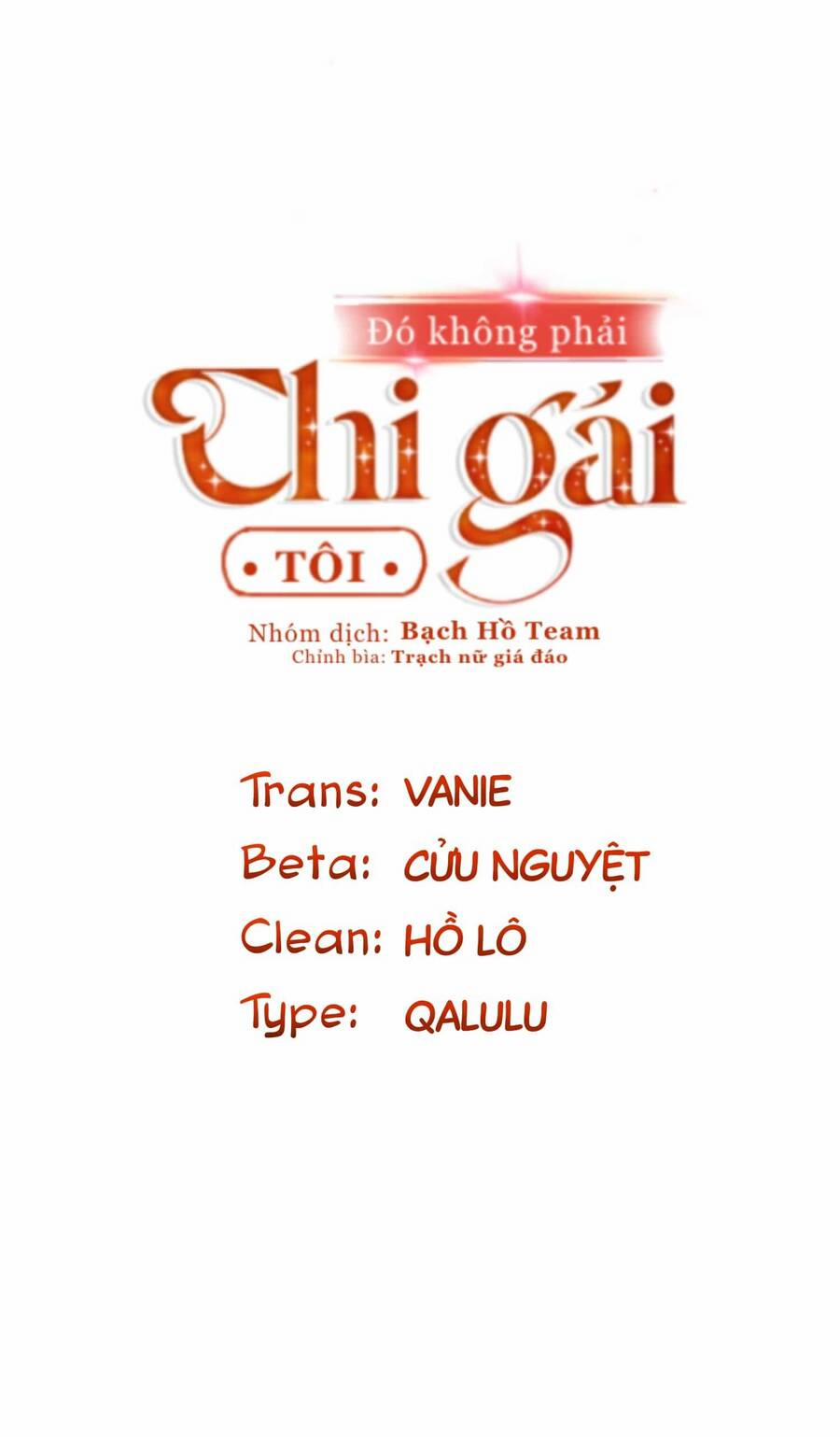 Đó Không Phải Chị Gái Tôi 43 trang 1