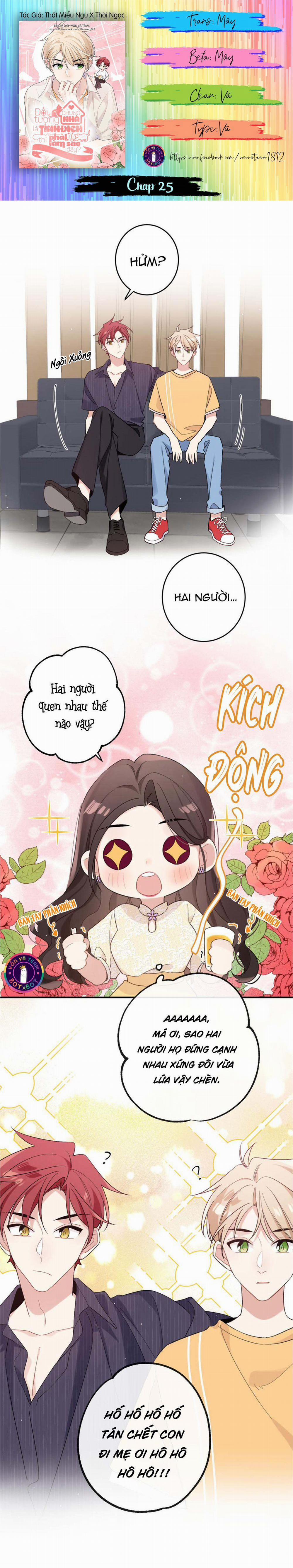 Đối Tượng Chung Nhà Là Tình Địch Thì Phải Làm Sao? (END) 25 trang 0