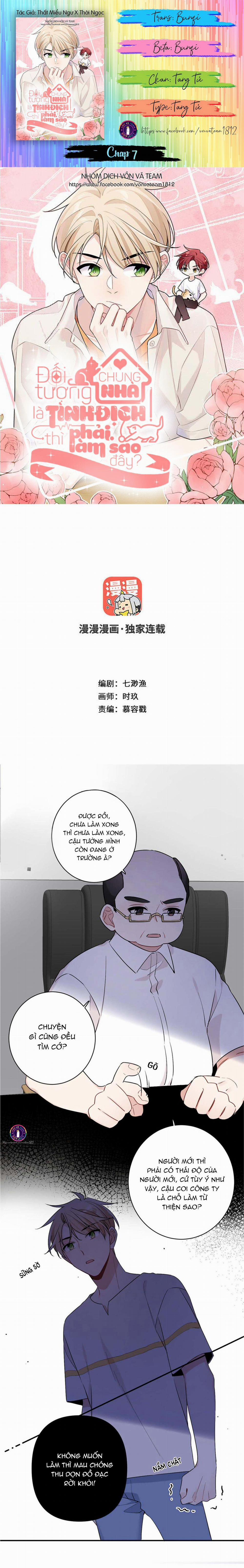 Đối Tượng Chung Nhà Là Tình Địch Thì Phải Làm Sao? (END) 7 trang 0