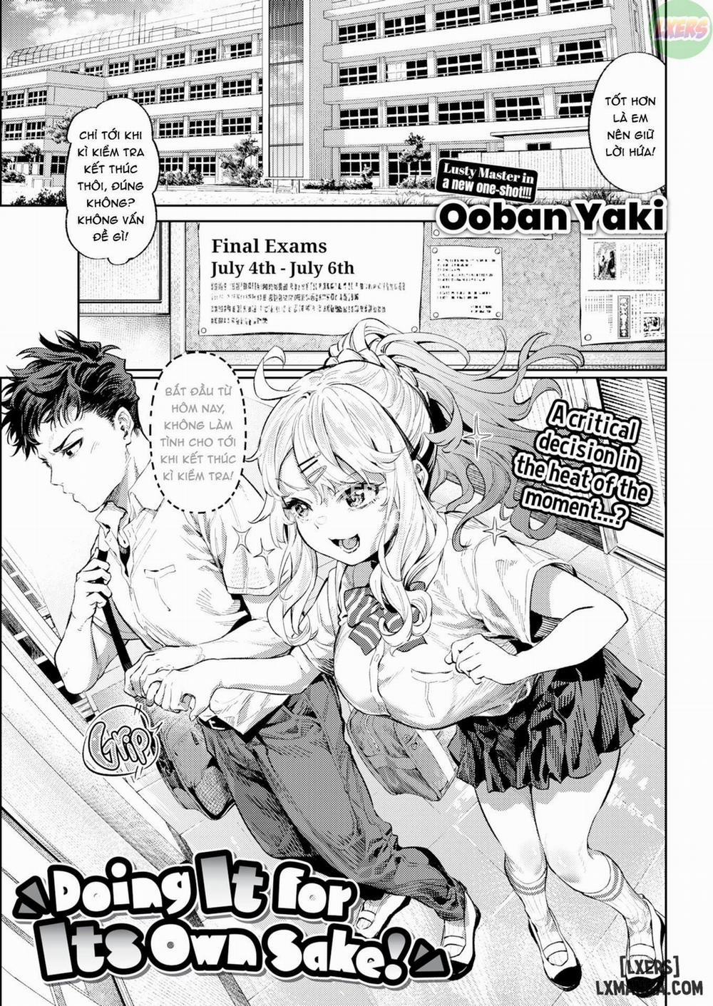 Doing It for Its Own Sake Oneshot trang 3