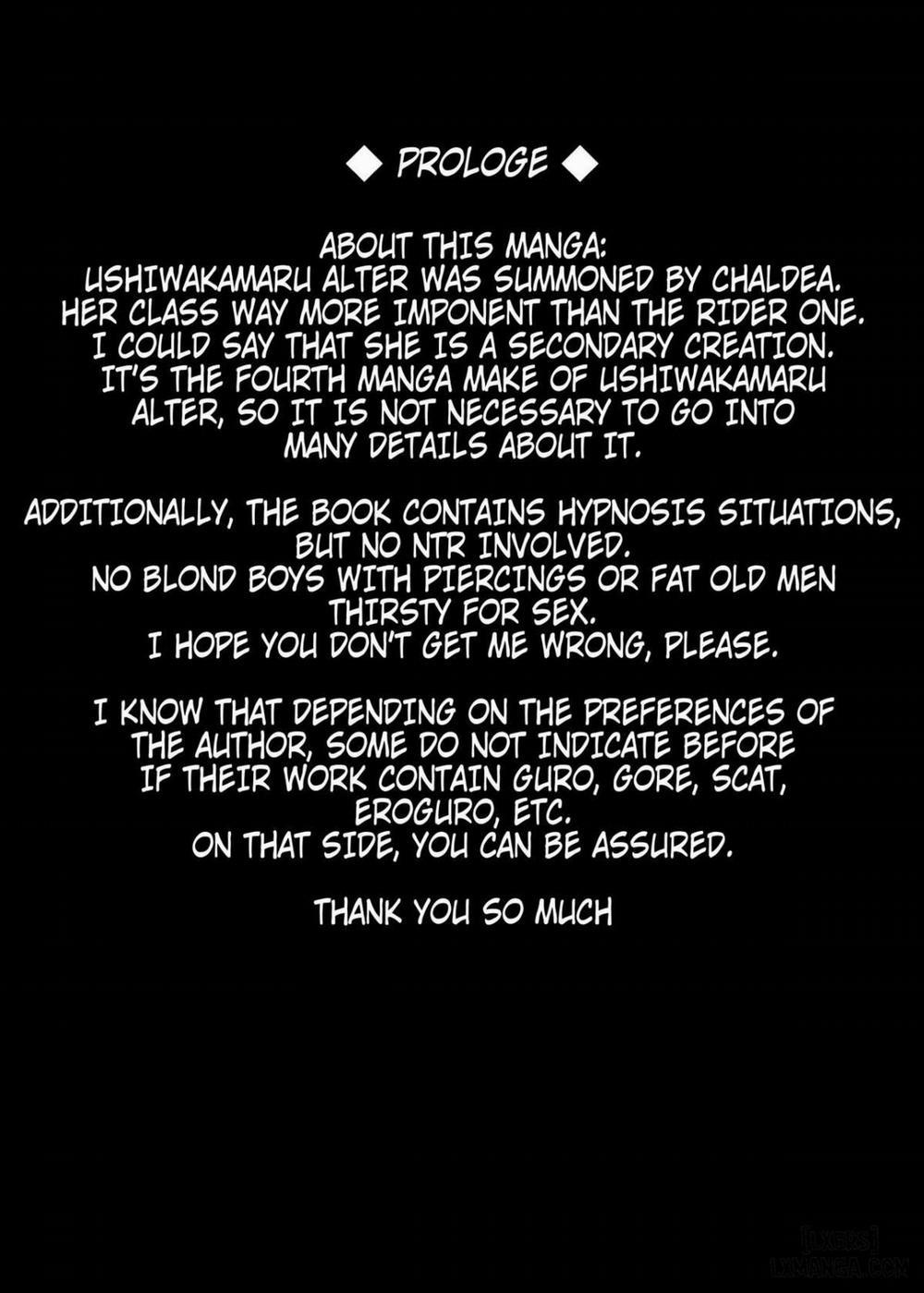 Doing What I Want With an Hypnotized Ushiwakamaru Alter Oneshot trang 2