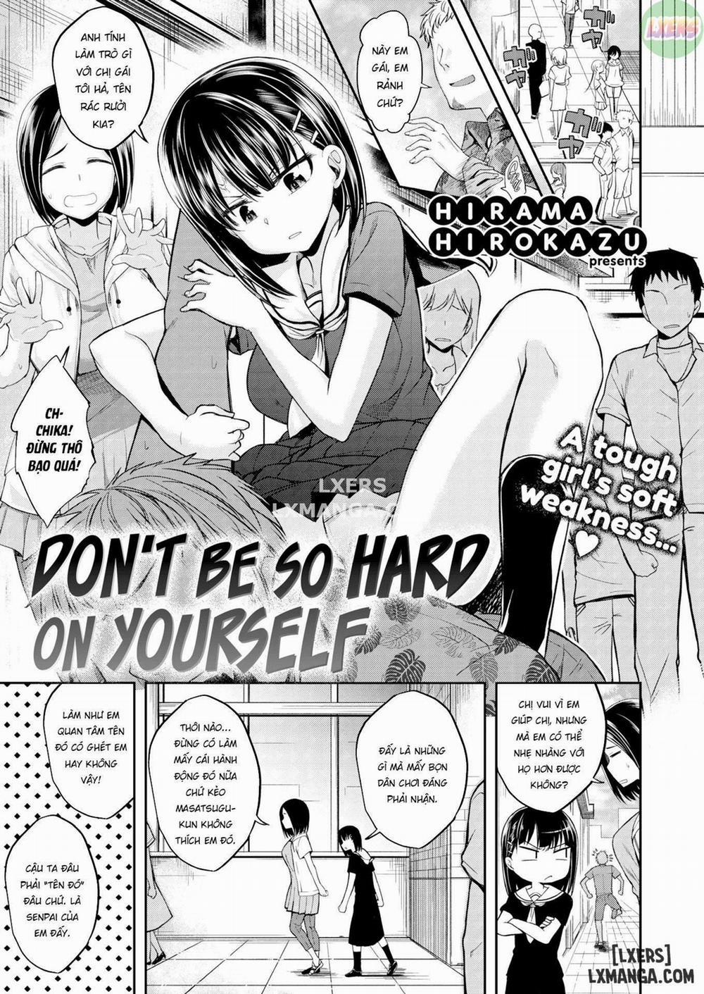 Don't Be So Hard On Yourself Oneshot trang 0