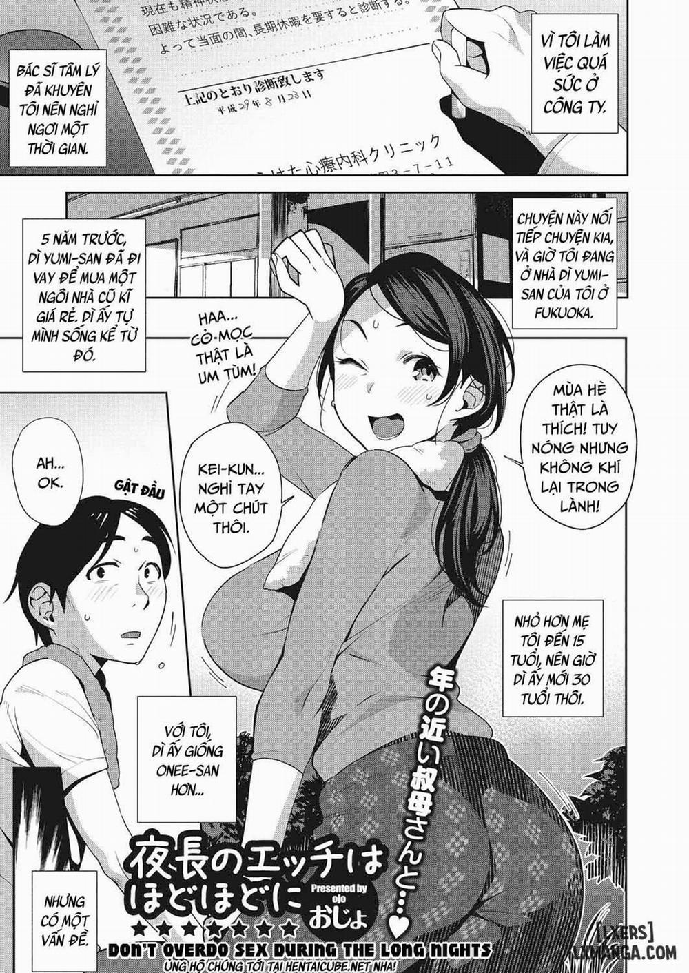 Don’t Overdo Sex During the Long Nights Oneshot trang 0