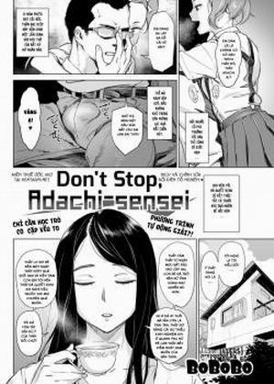 Đọc truyện tranh Don't Stop, Adachi-Sensei