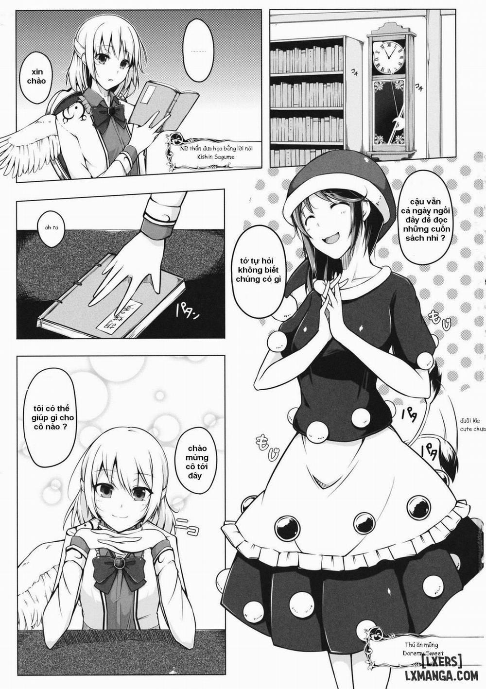 Doremy-san no Chikubi o Sagume-sama ga Suidasu Hon Oneshot trang 1