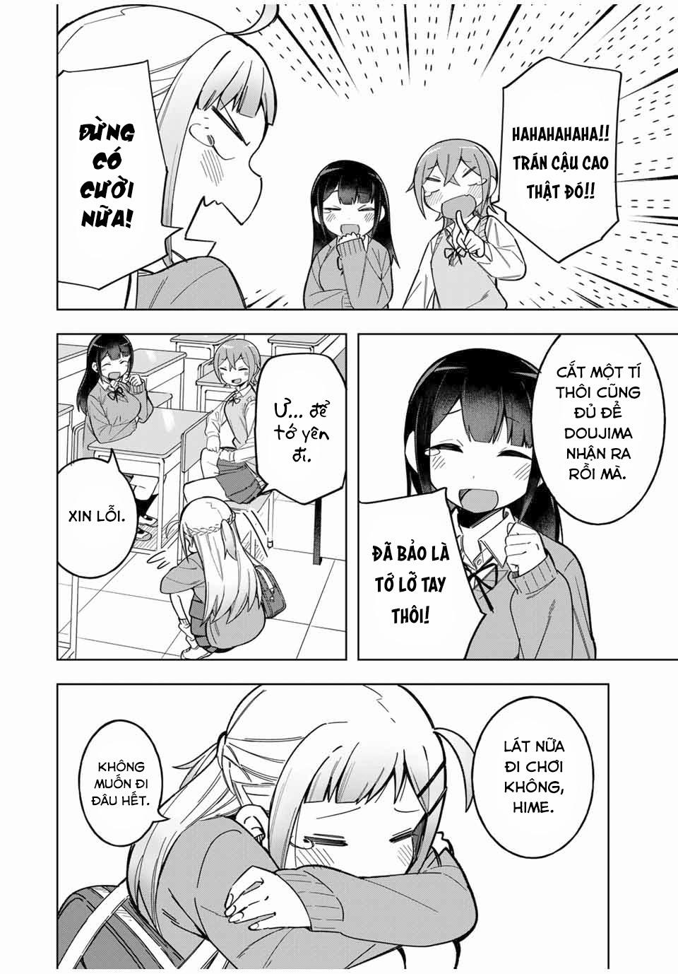 Doujima-kun Wa Doujinai 0 0 Doujima và kiểu tóc trang 10