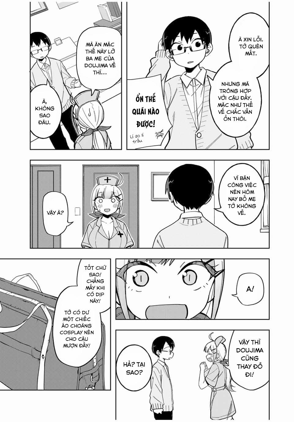 Doujima-kun Wa Doujinai 0 0 Halloween cùng Doujima trang 11