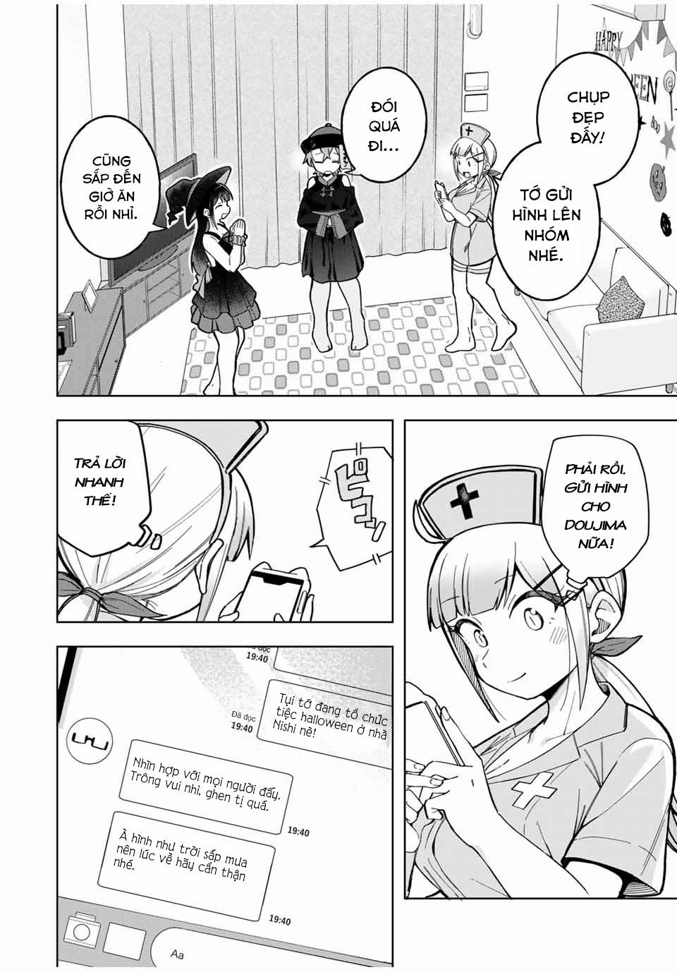 Doujima-kun Wa Doujinai 0 0 Halloween cùng Doujima trang 2