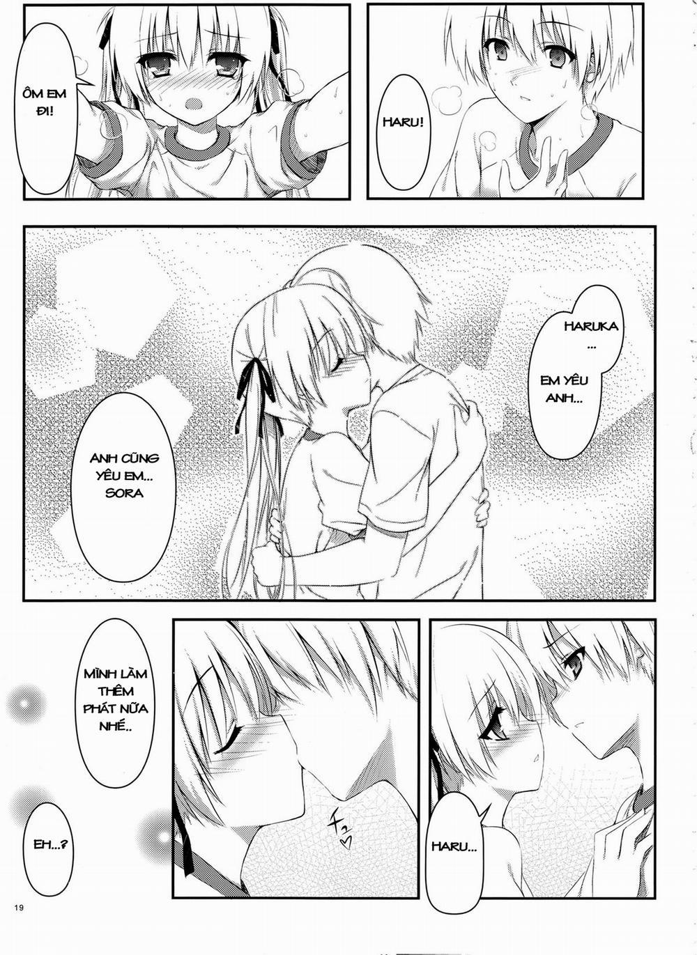 Doujinshi Hentai của Trang Sally 0 Sora No Shitade (Yosuga No Sora) trang 19