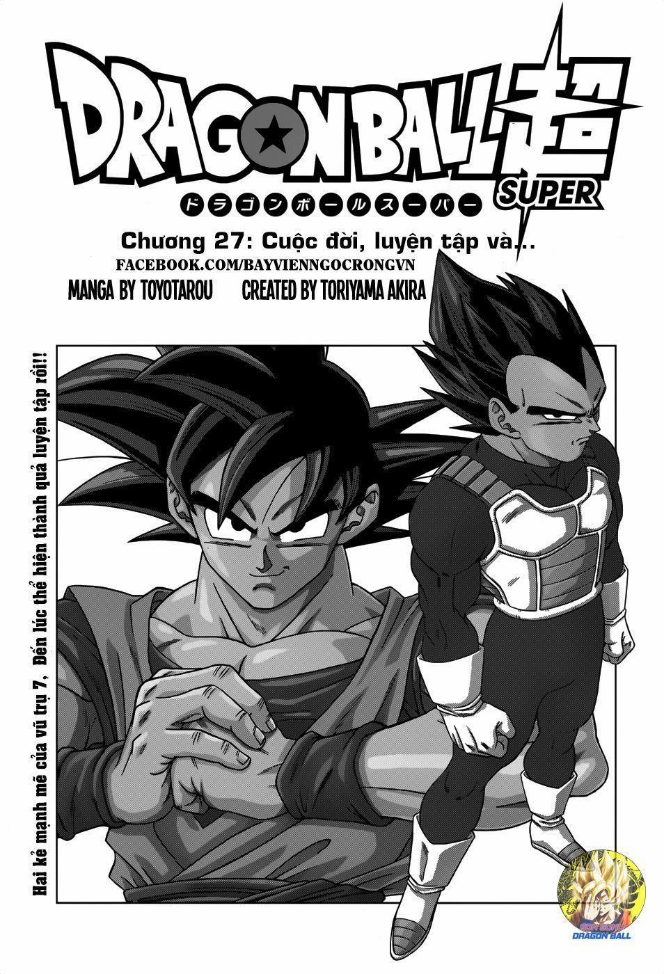 Dragon Ball Super 27 trang 0