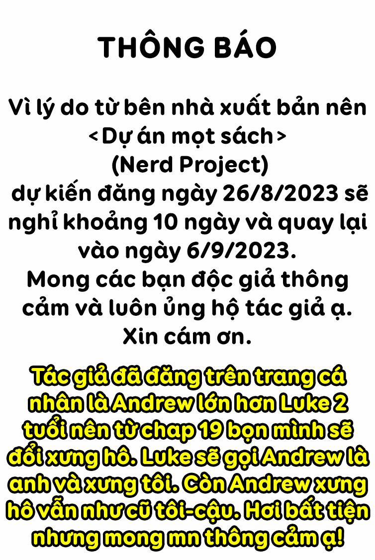 Dự Án Mọt Sách 18.1 THÔNG BÁO trang 0