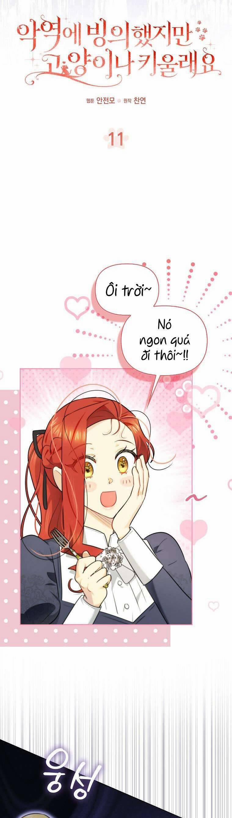 Dù Là Ác Nữ Nhưng Tôi Vẫn Phải Chăm Sóc Mèo 11 trang 8