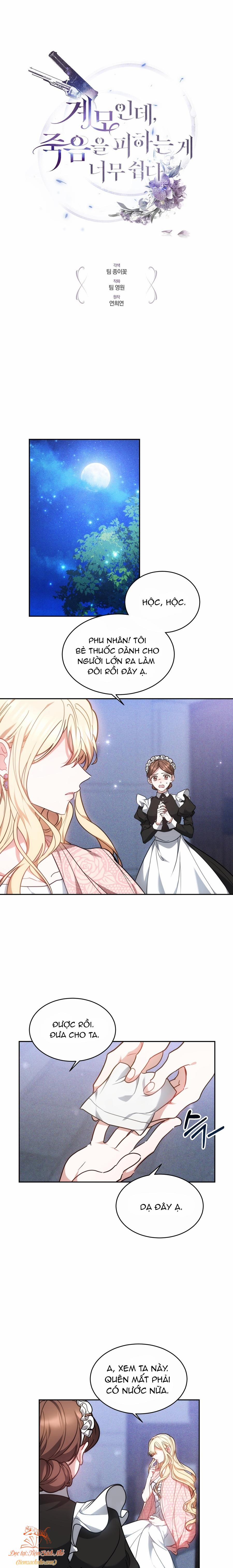 Dù Là Mẹ Kế Nhưng Tôi Thoát Khỏi Cái Chết Rất Dễ Dàng 3 trang 1